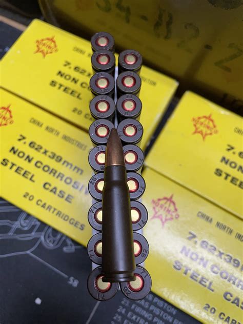 norinco steel core 7.62x39mm yellow box on the armslist|7.62x39 norinco.